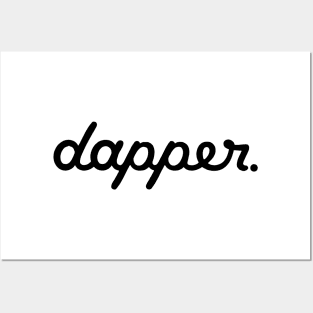 Dapper White Posters and Art